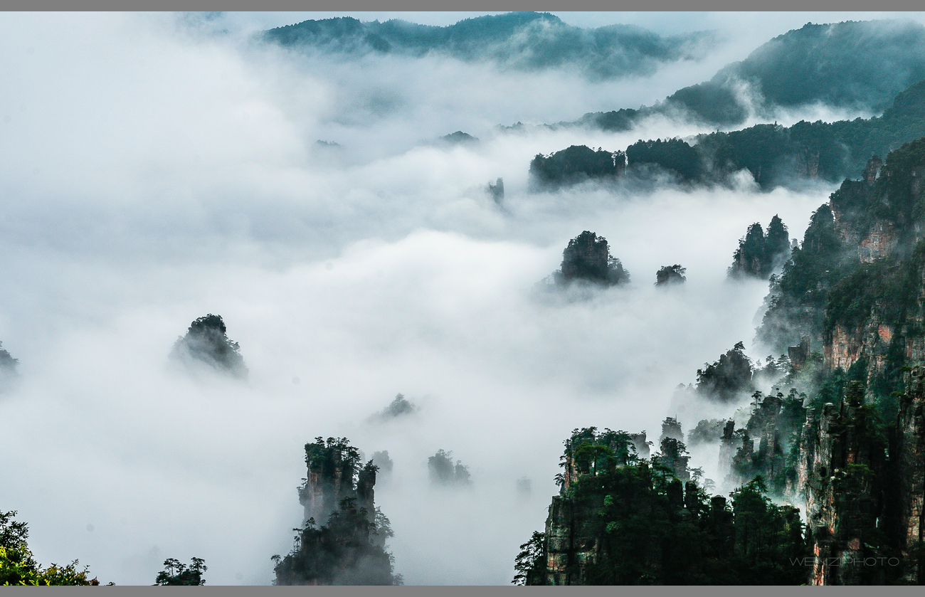 天子山云海奇观