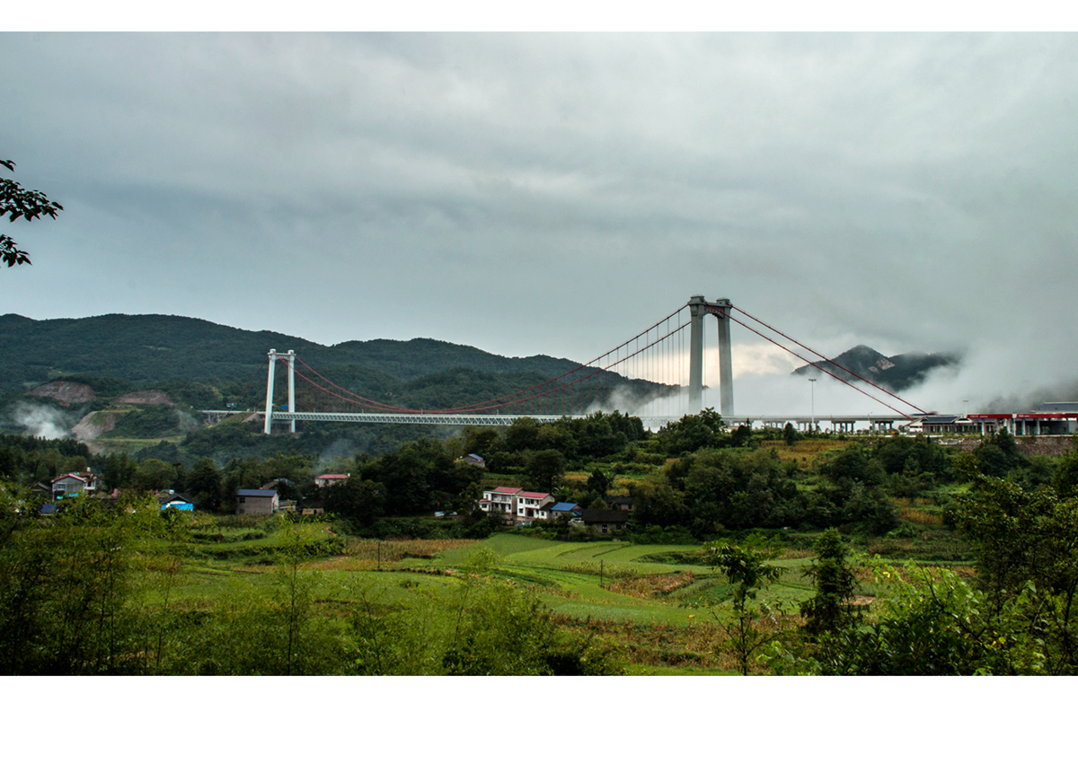 雨后鸭坪桥