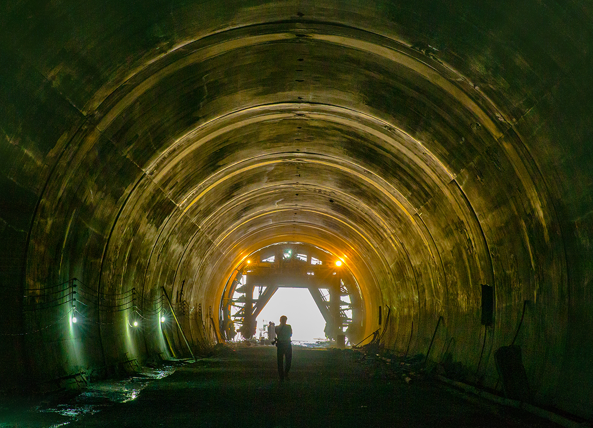 邢大公路隧道工地