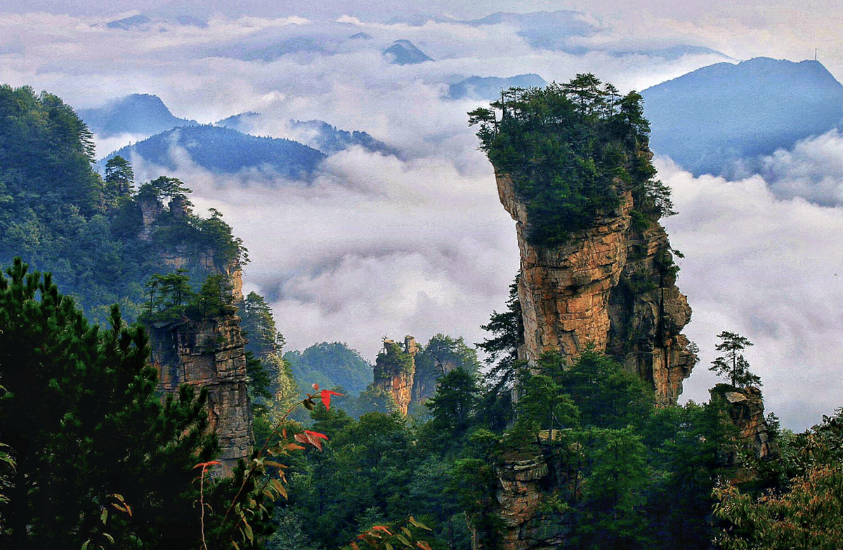 天子山风光