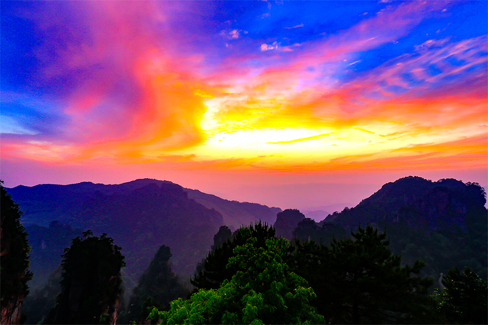 蓝色天空