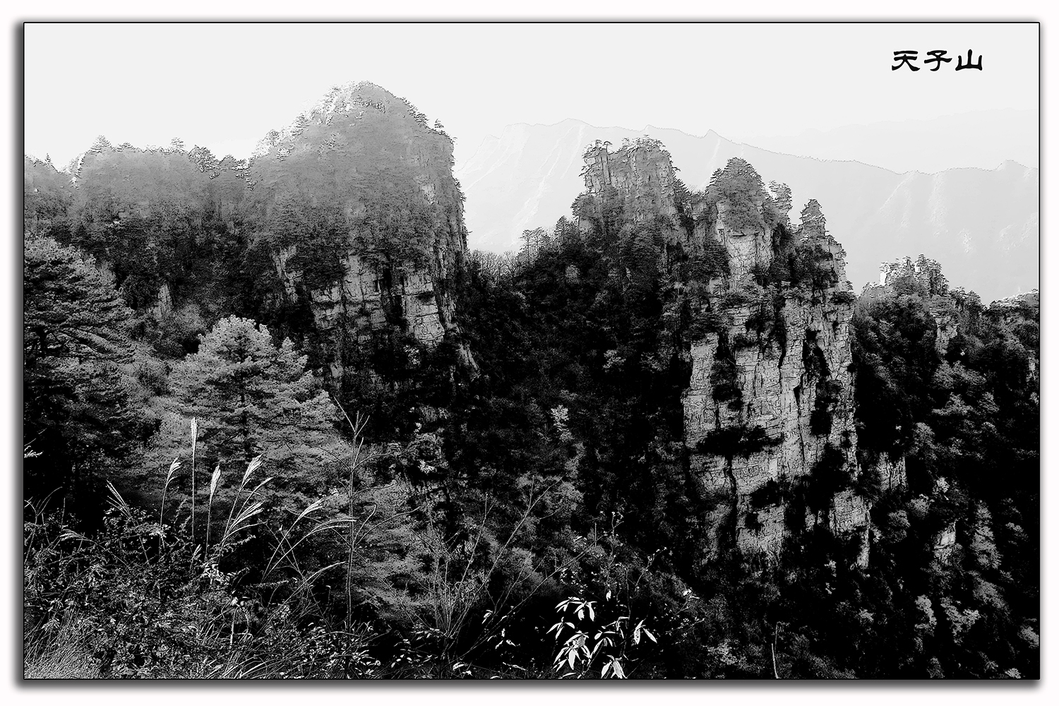 水墨天子山-2