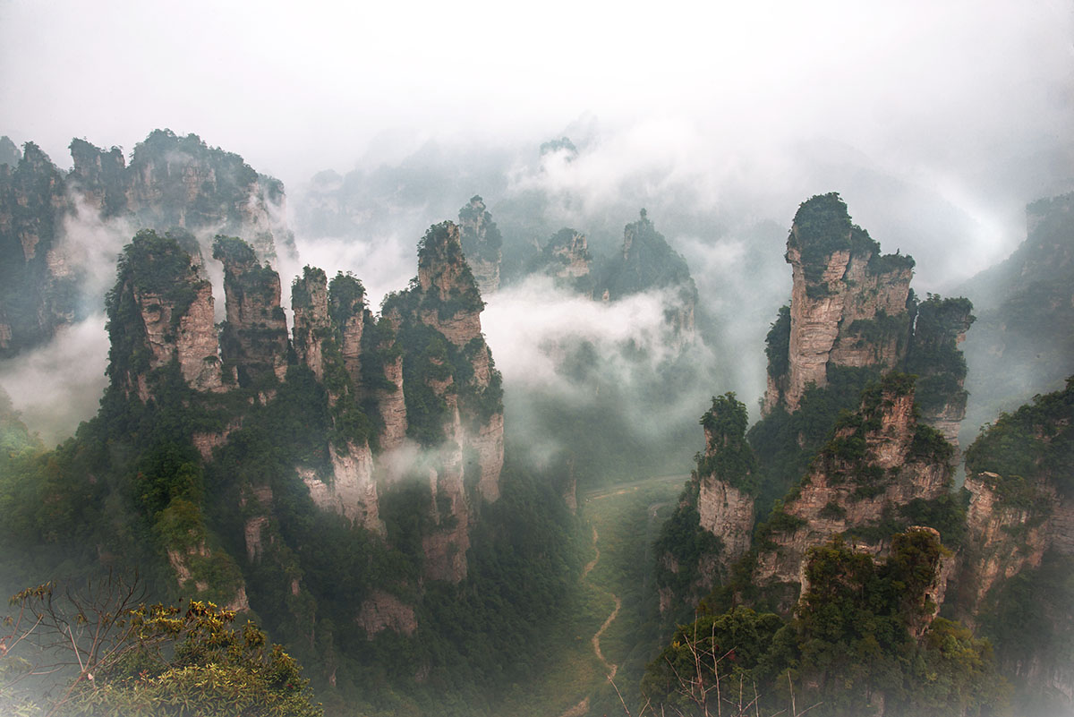 烟雨奇峰