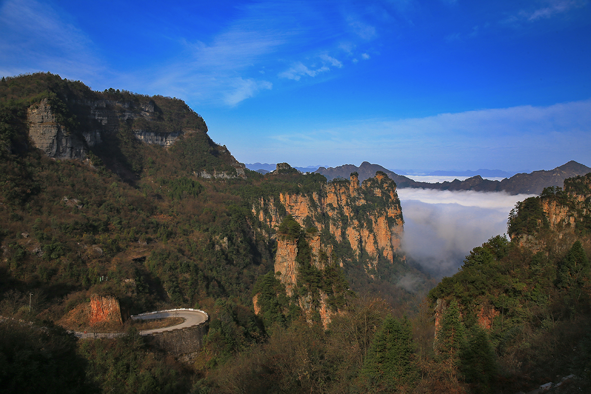 天子山风光