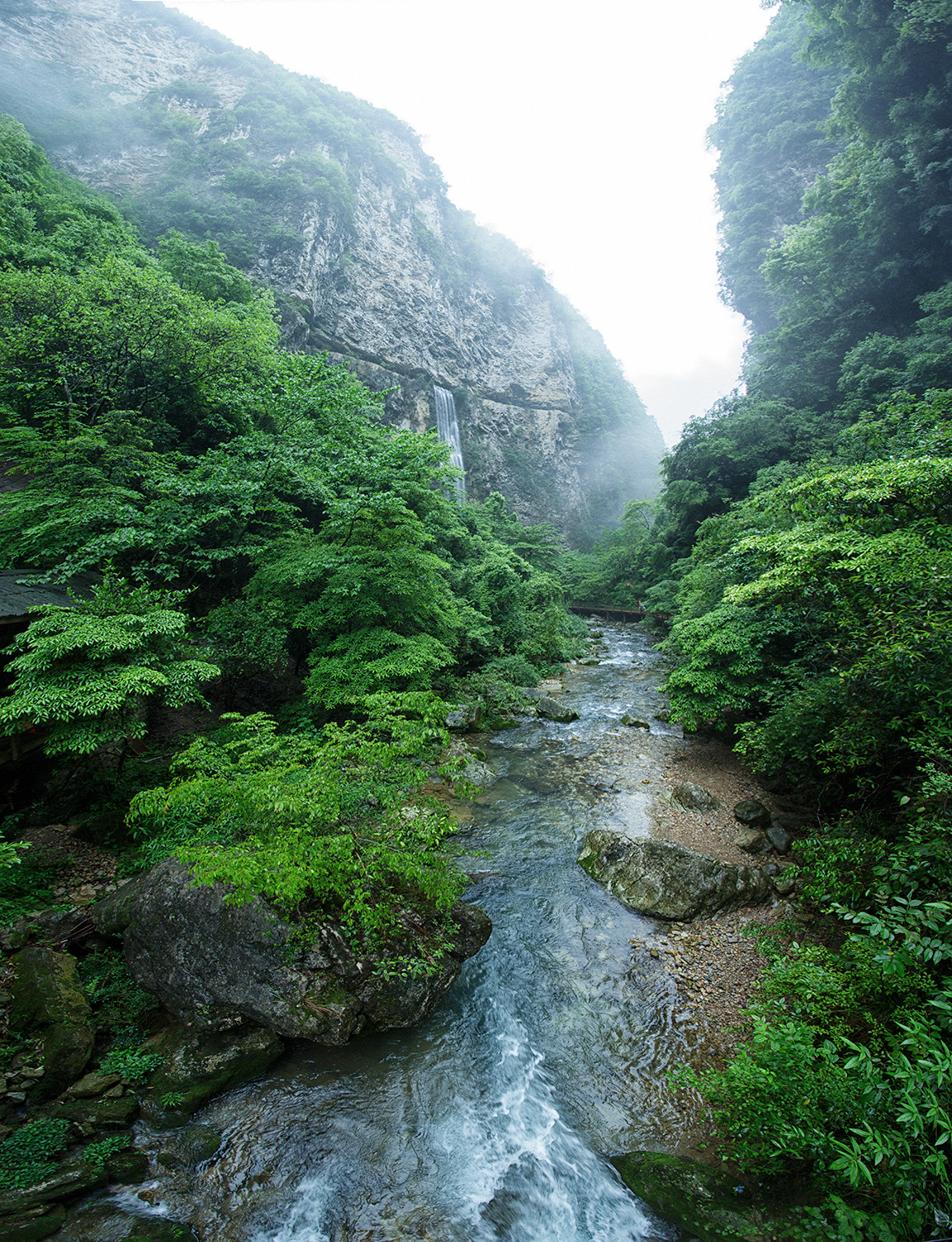峡谷烟雨