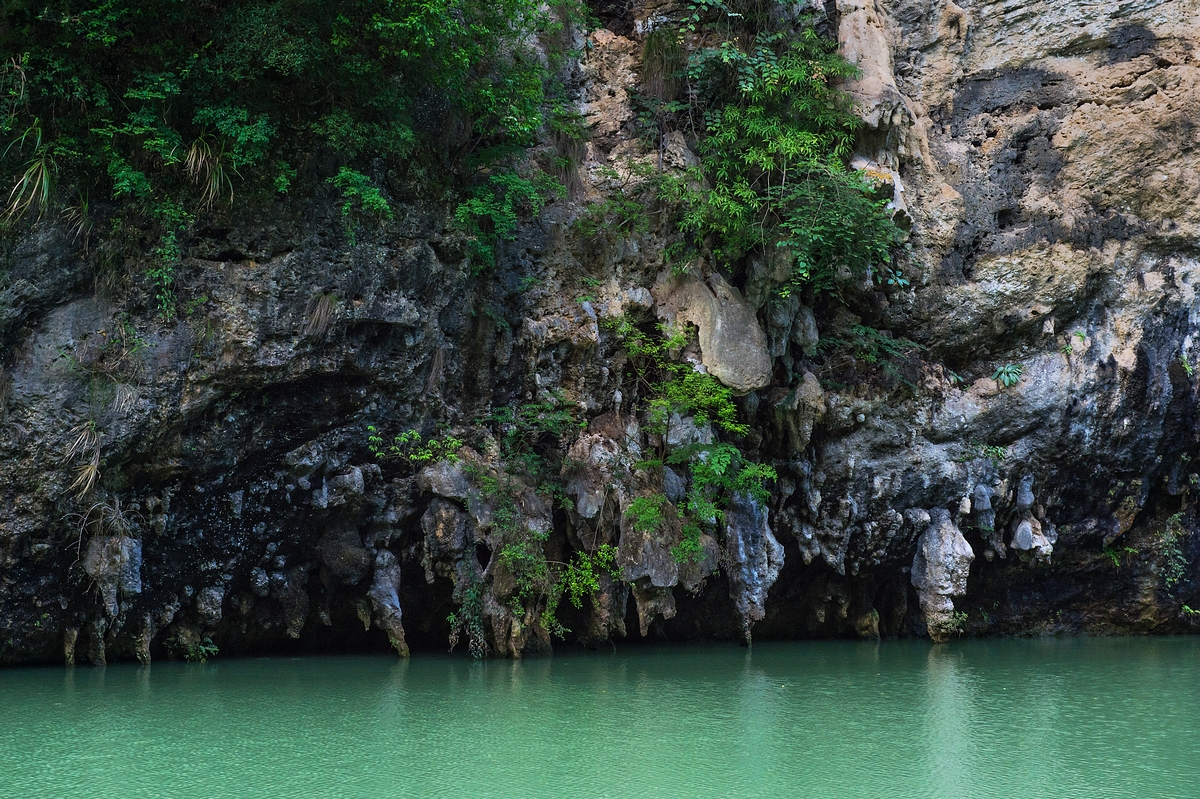 峡谷壁画