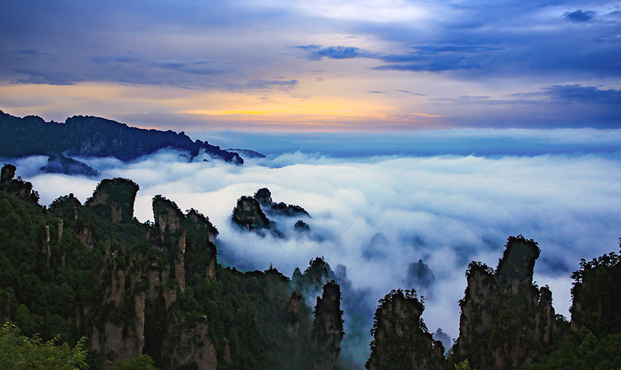 天子山风光