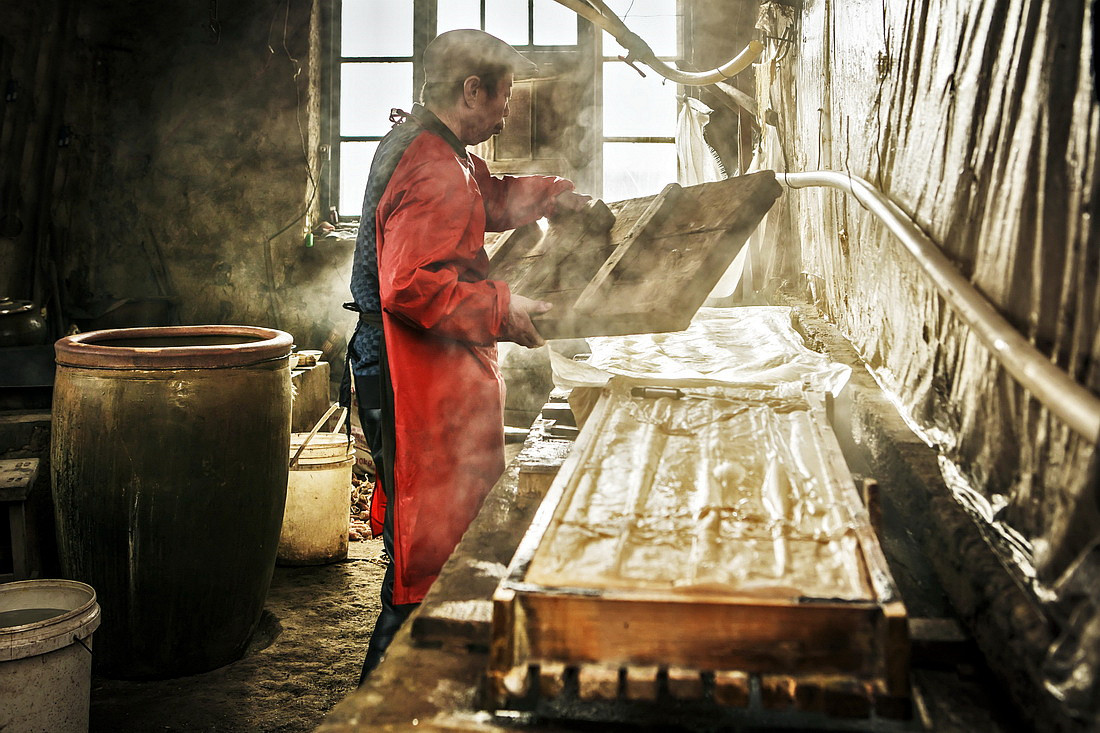 记忆与传承-石磨豆腐