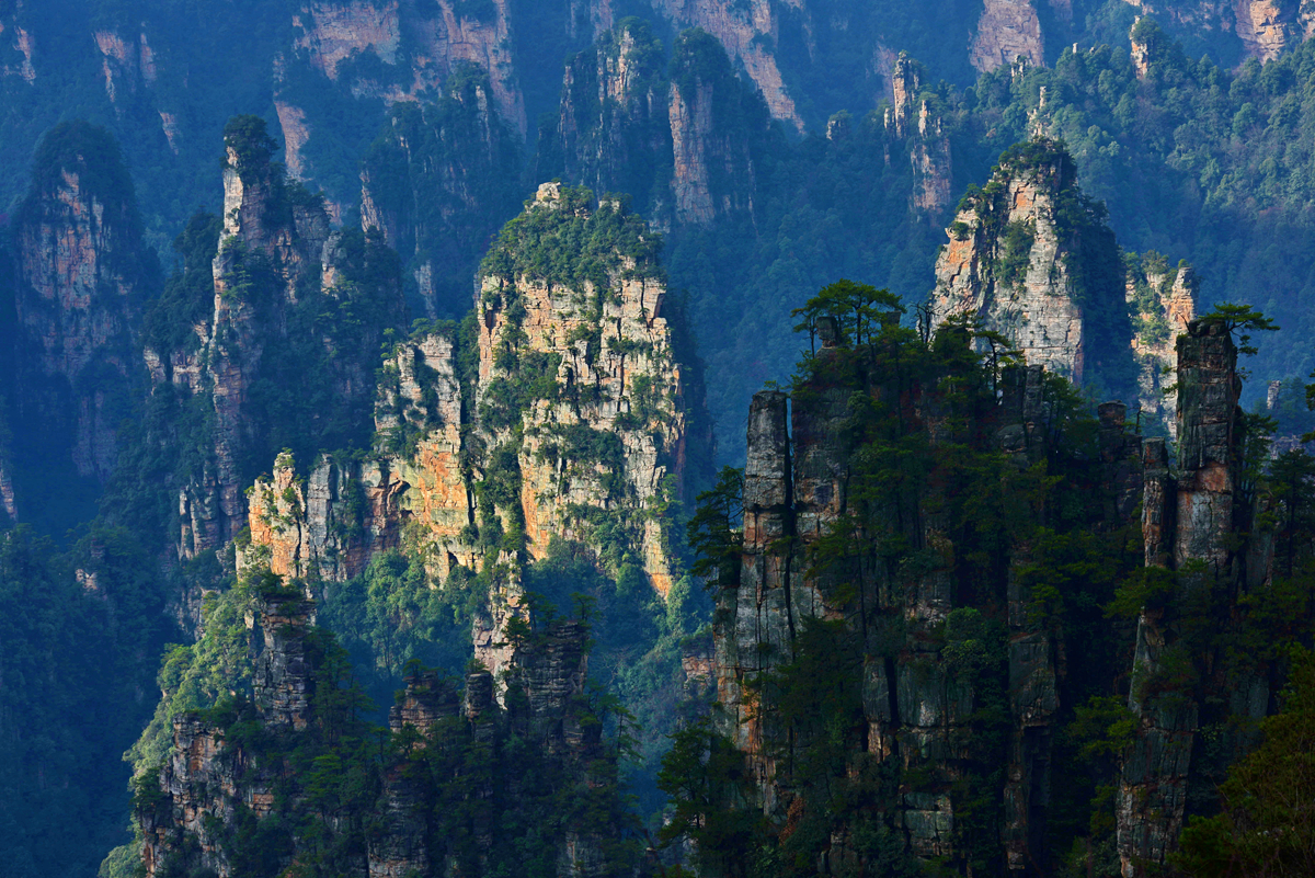 天子山峰景