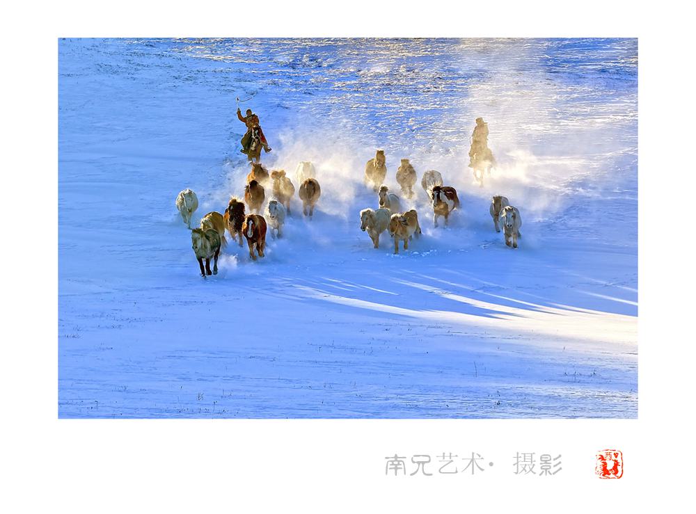 雪飞马驰
