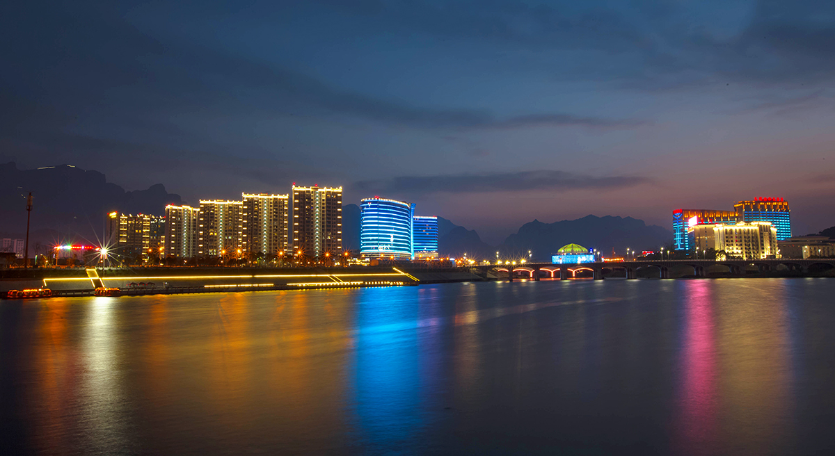 澧水夜色