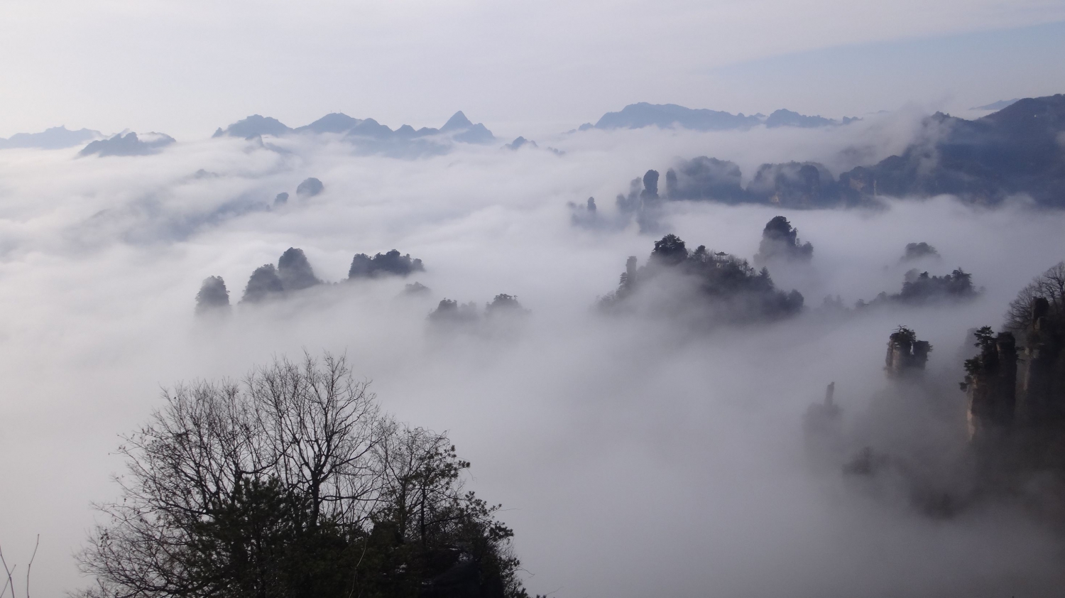 云涌天子山