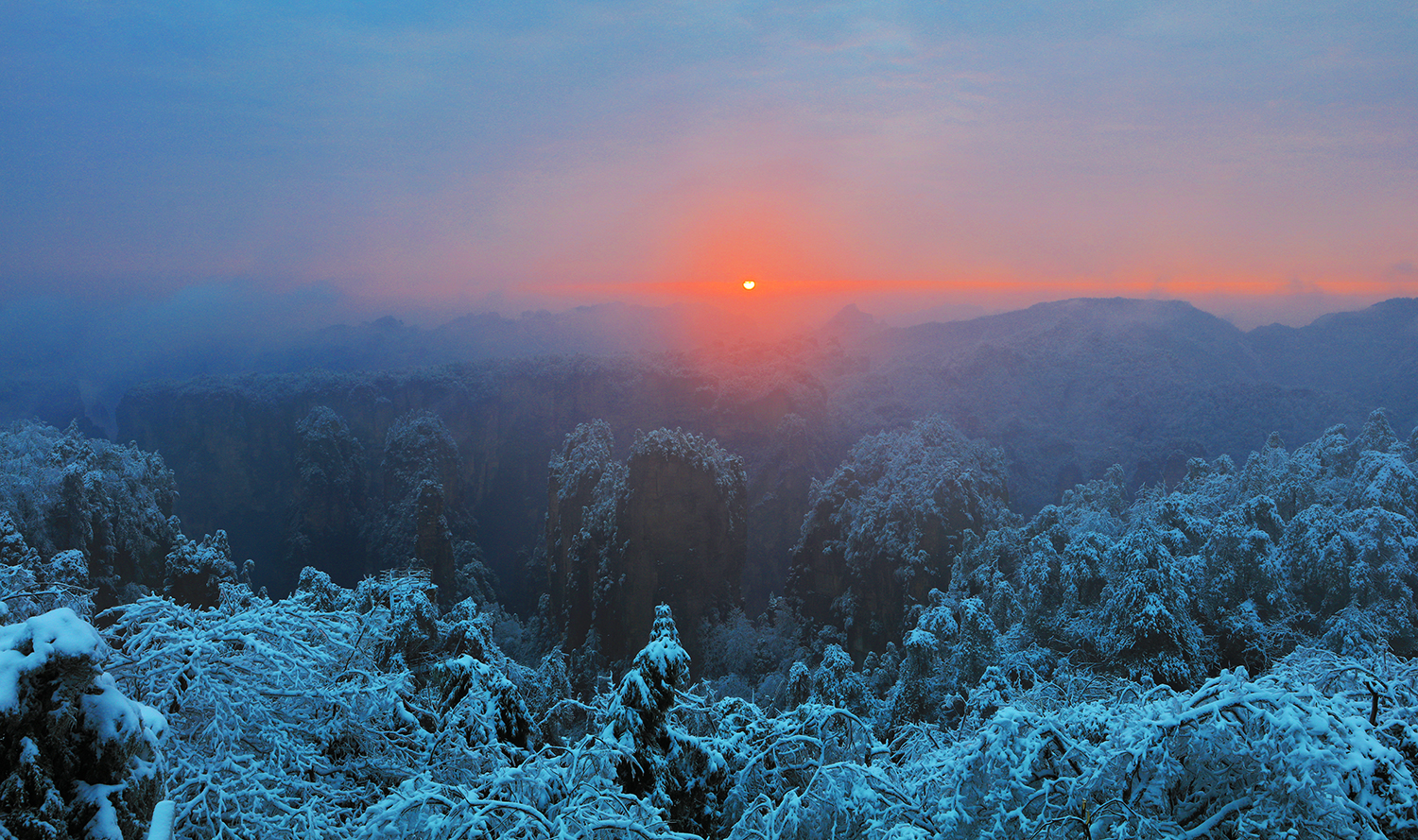 黄石寨雪韵