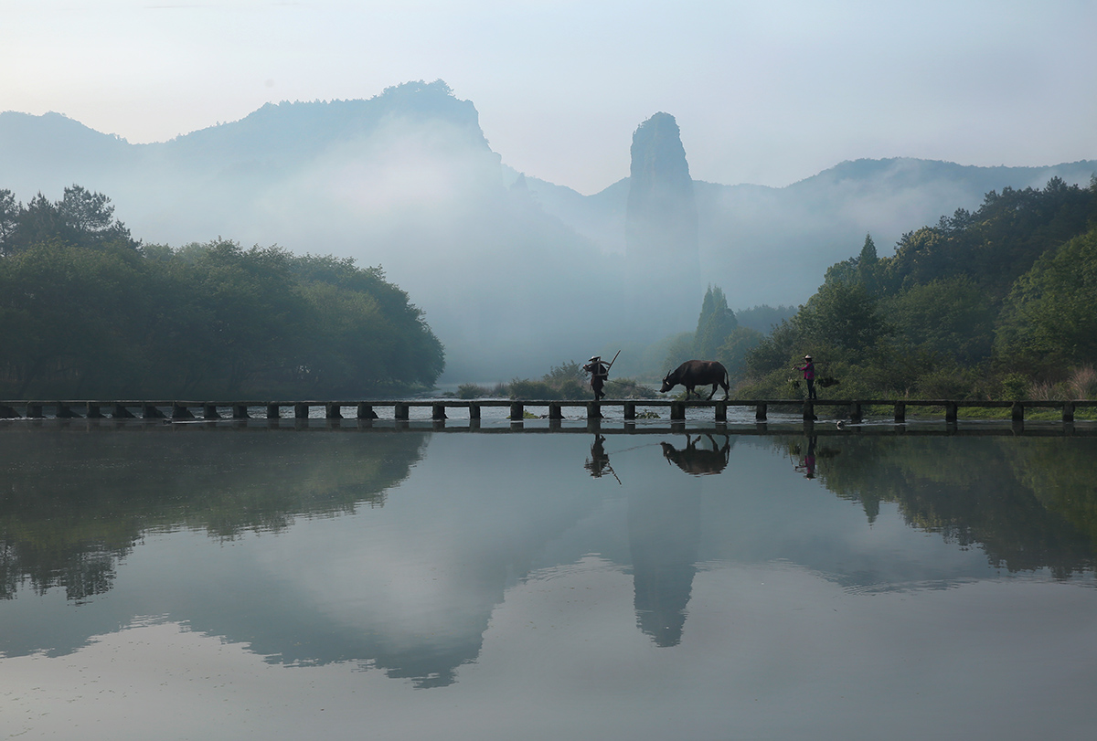 仙都晨曦