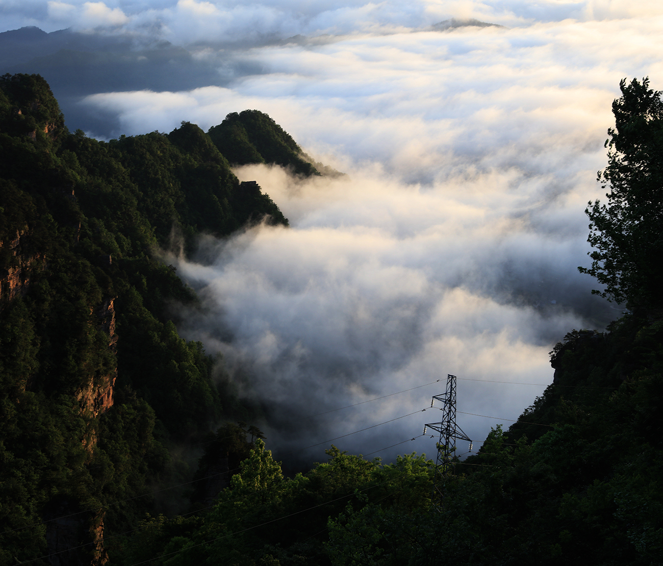 天子山云海之三
