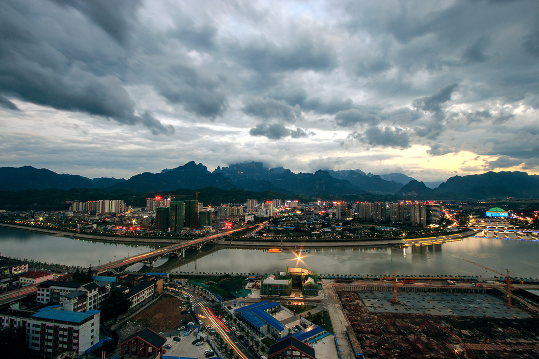 雨后张家界