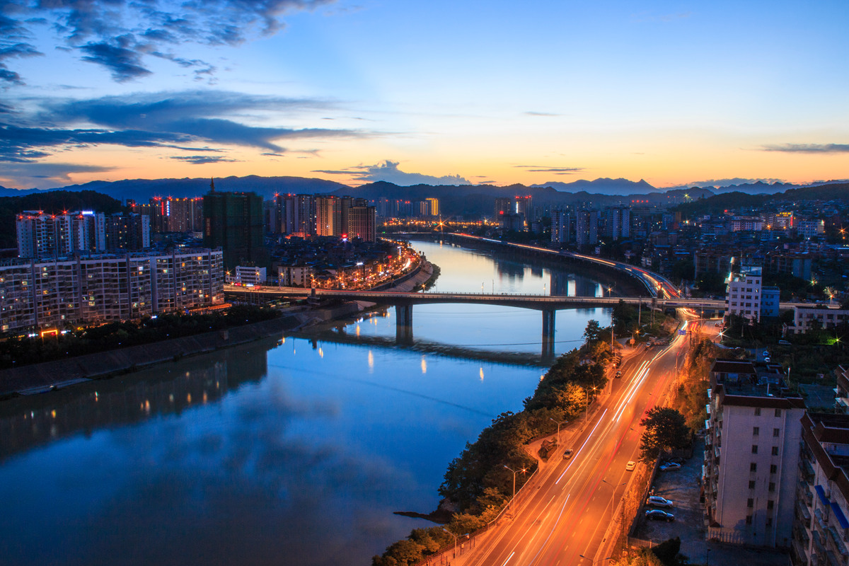 澧水夜景