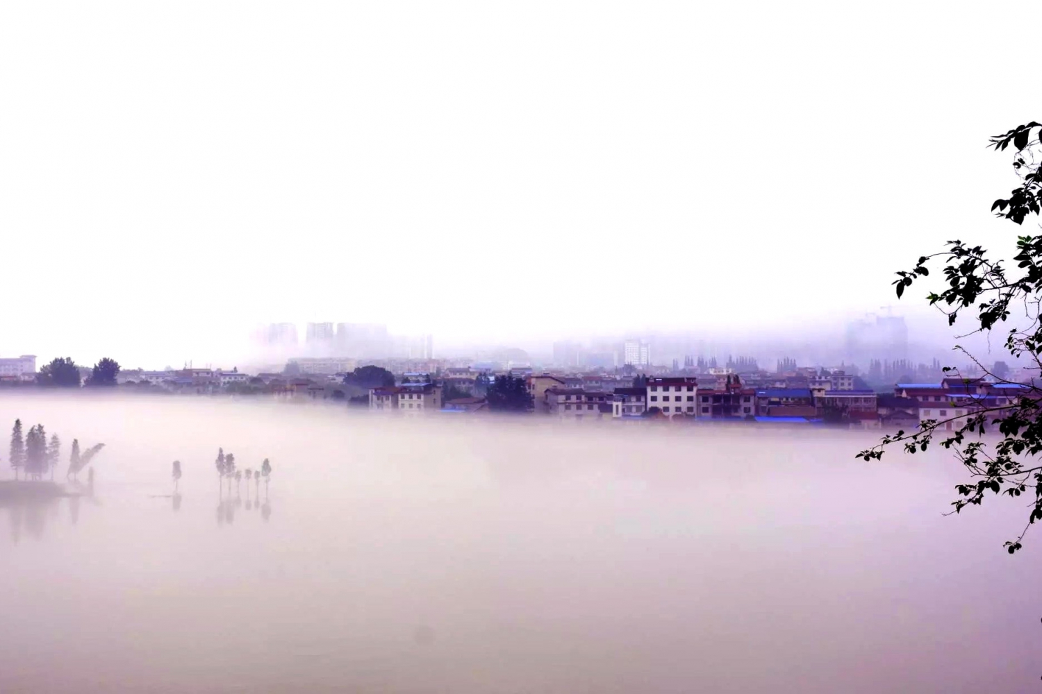 澧水雾景