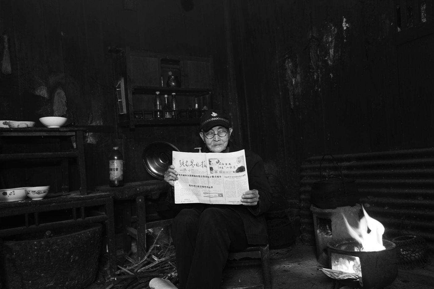 畄守老人的情怀