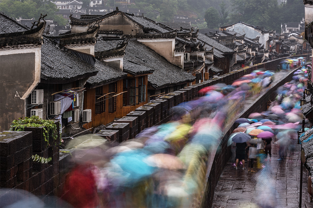 烟雨凤凰古城
