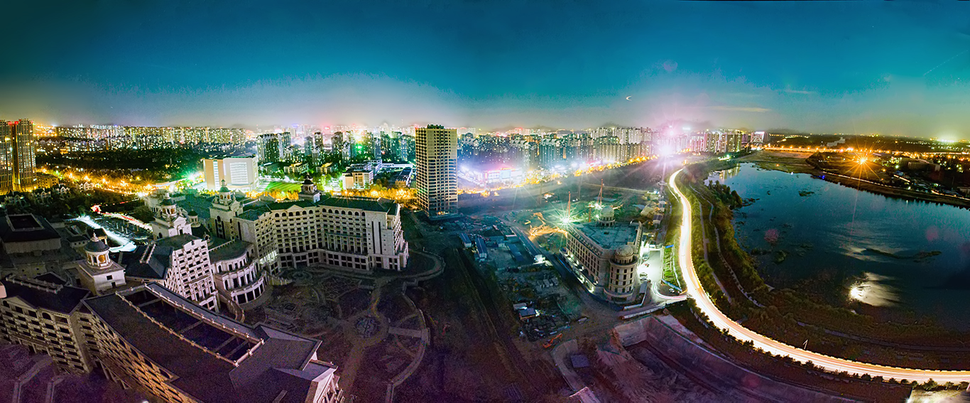 潮白河边夜