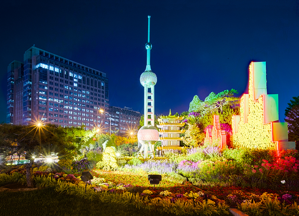 北京东单拍街景