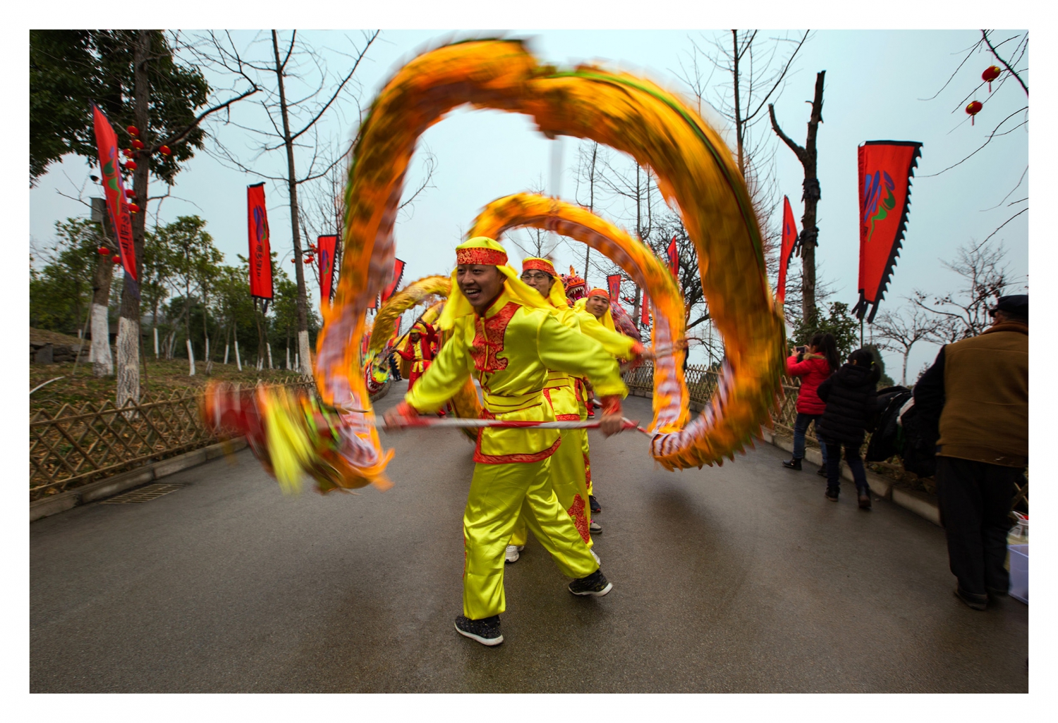 舞龙迎新年