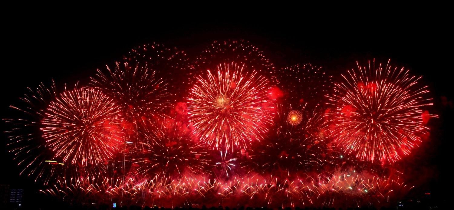 2018年元旦长沙橘子洲烟花（二）