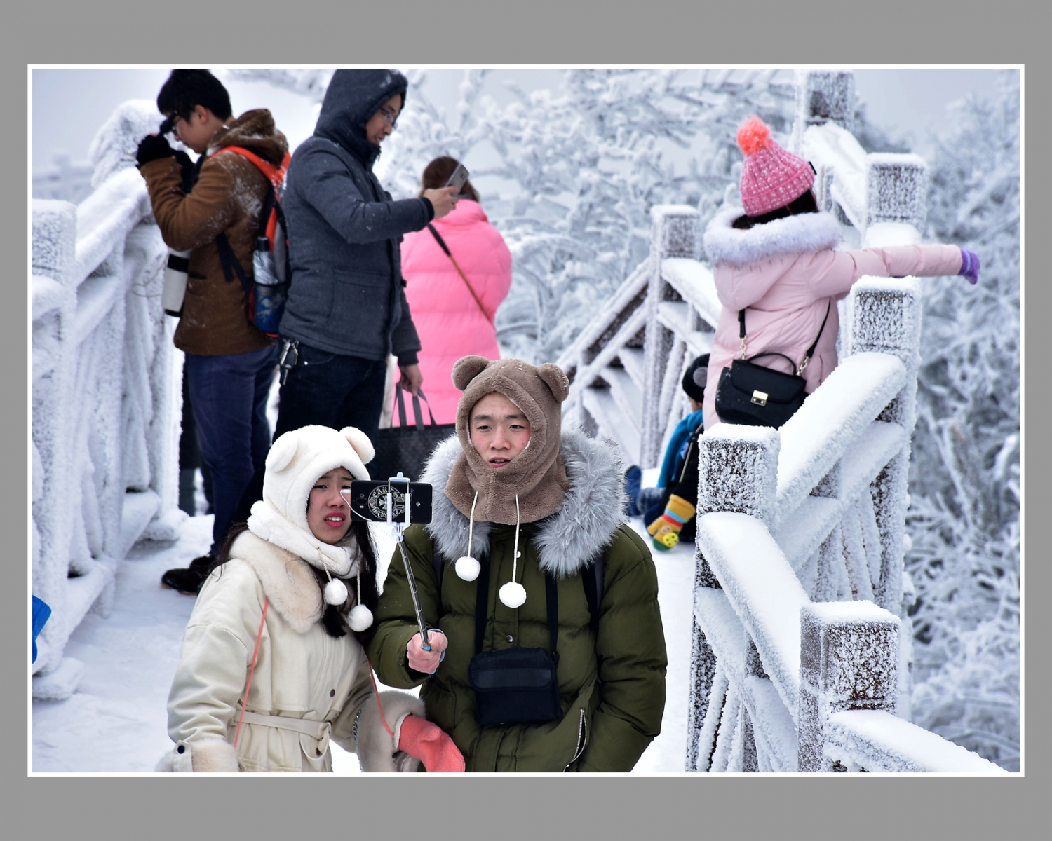 相同的雪景，不一样的心情﹗