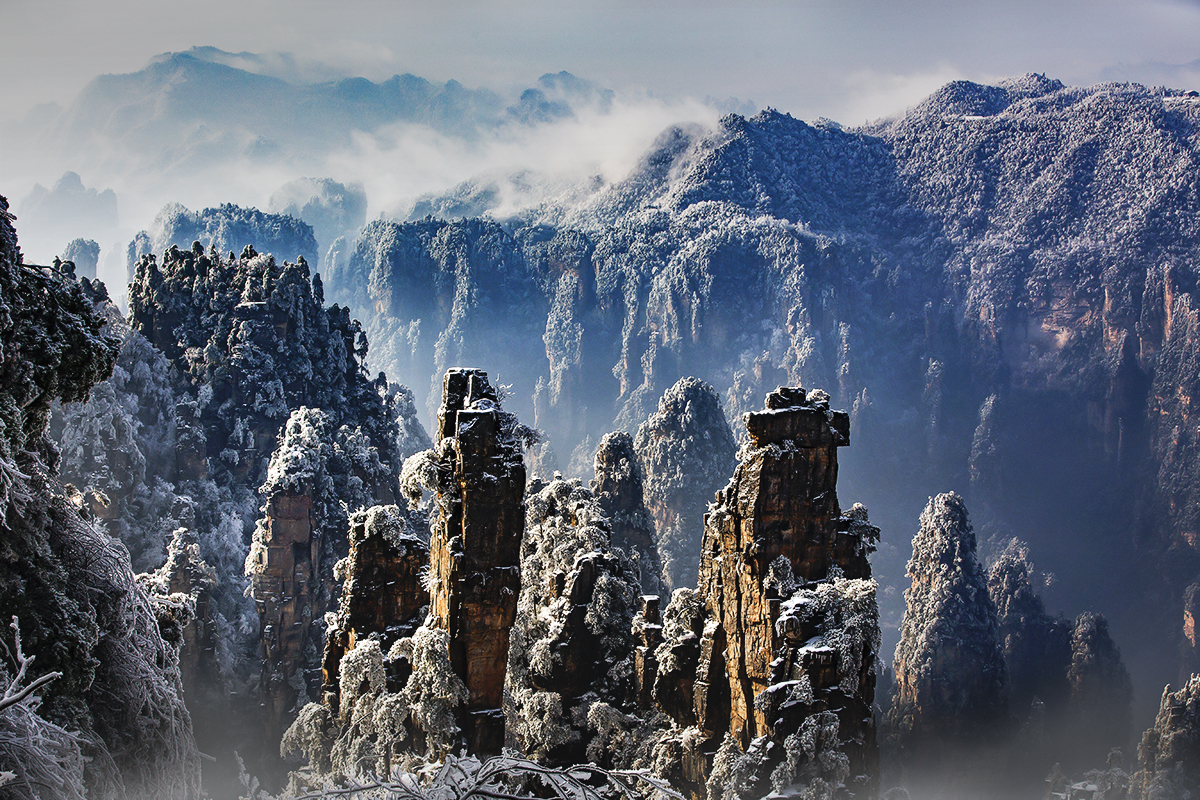 雪后天子山2
