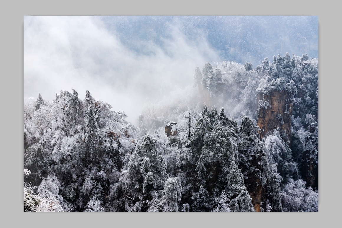 天子山雪景4