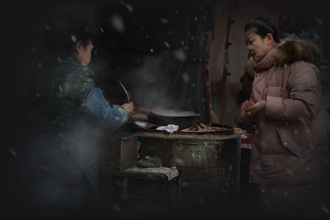雪中薯飘香