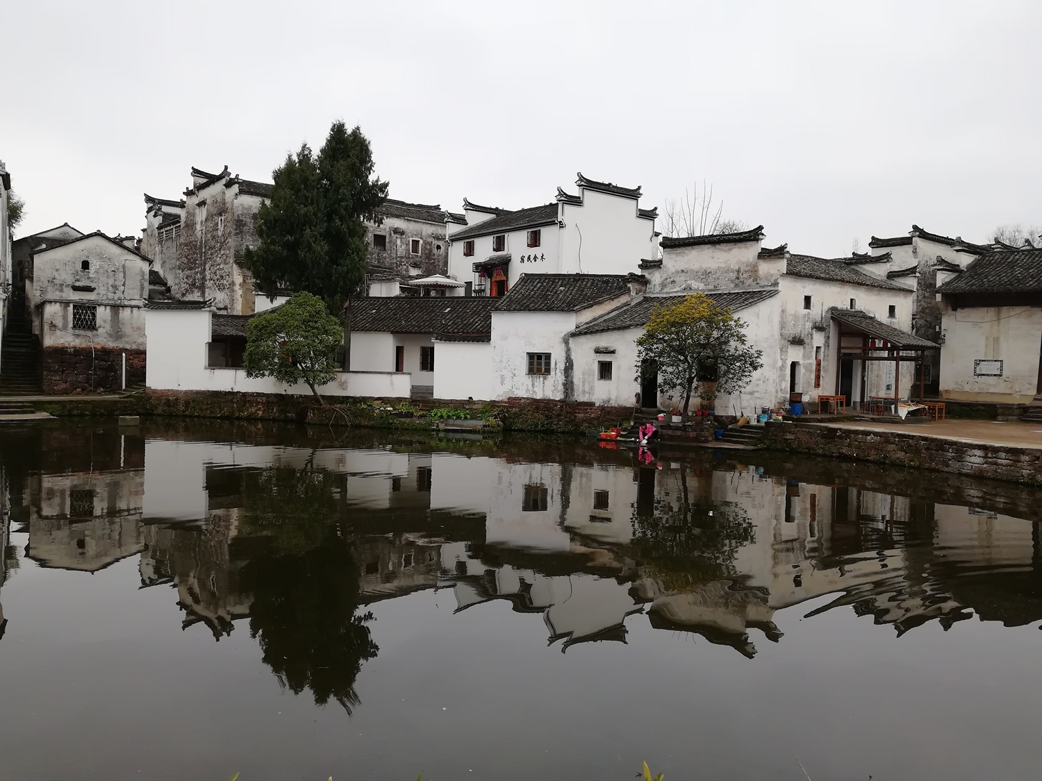 诸葛八卦村一角