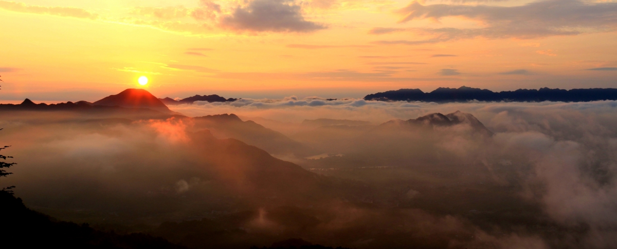 五雷山日出