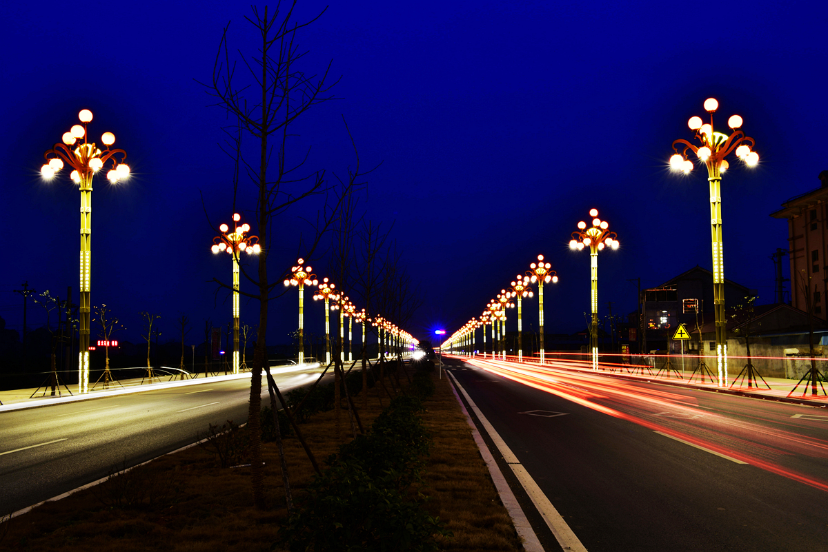 繁忙的夜马路