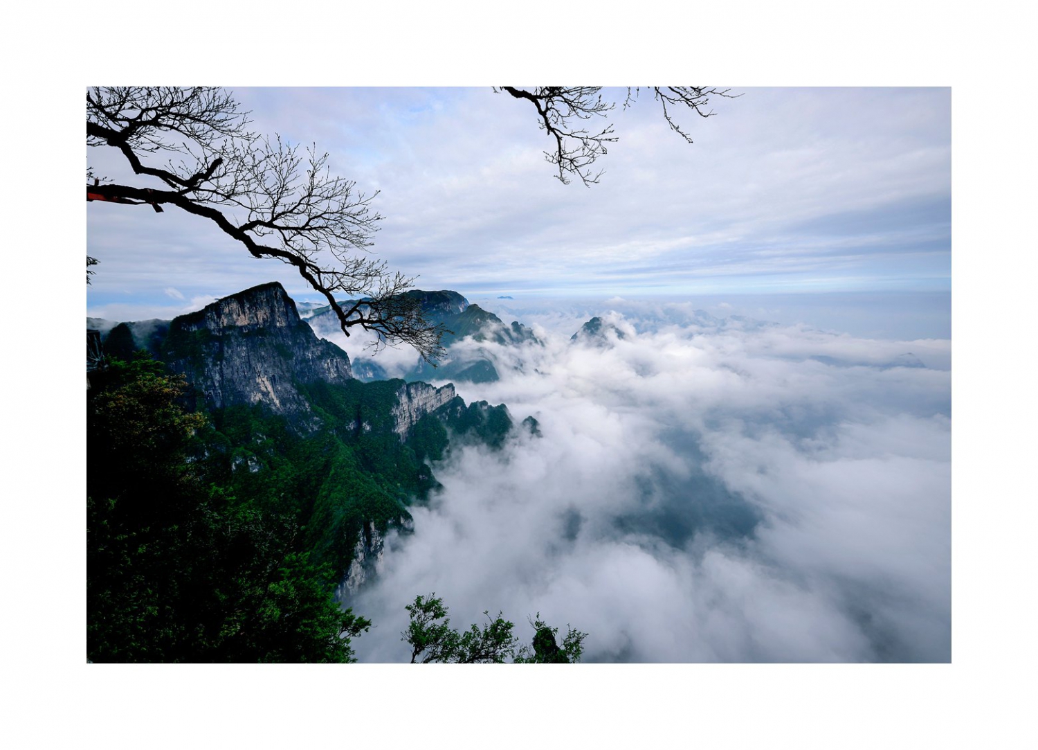 雨后天门山