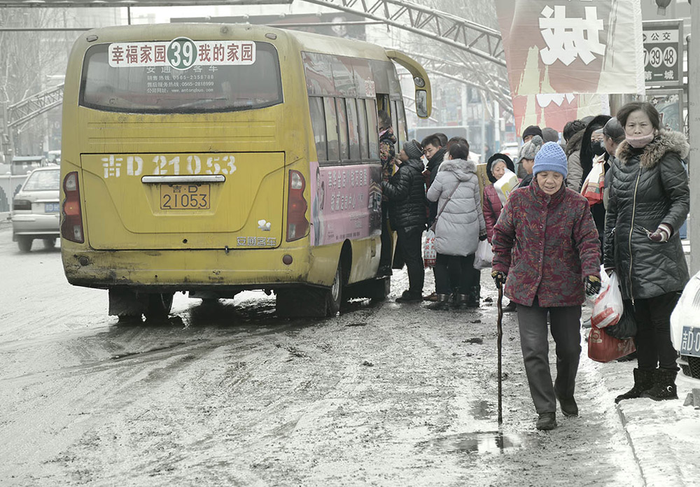 雪后街拍