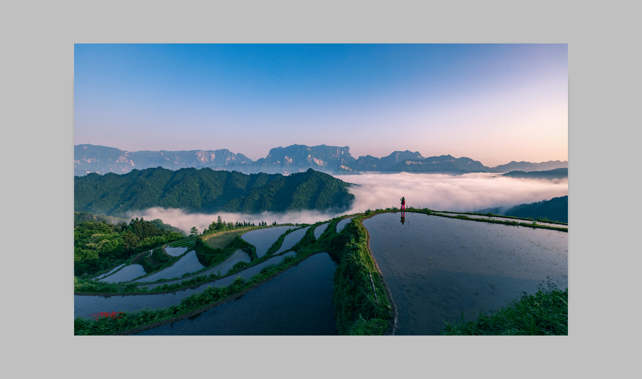 天门看海