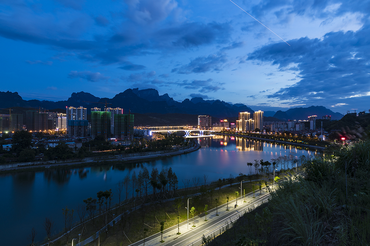 张家界西溪坪夜景
