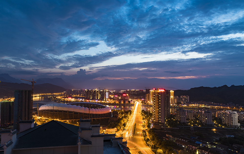 西溪坪夜色