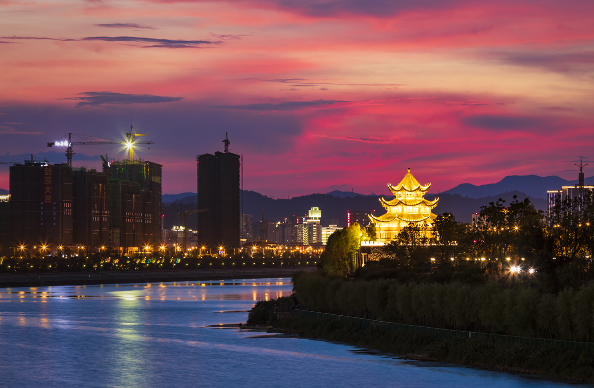 多彩的夜色