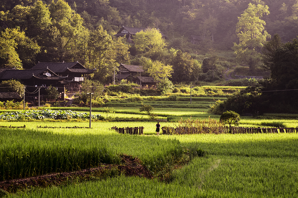石堰坪一隅
