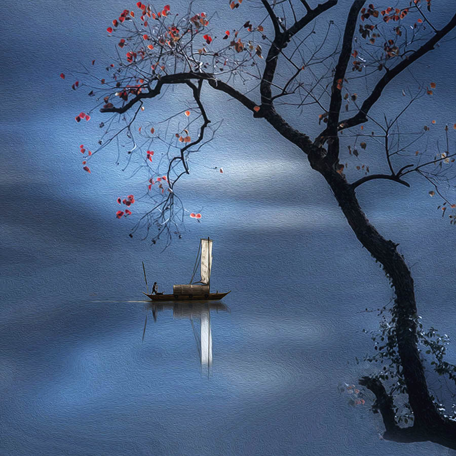 瓯江帆影