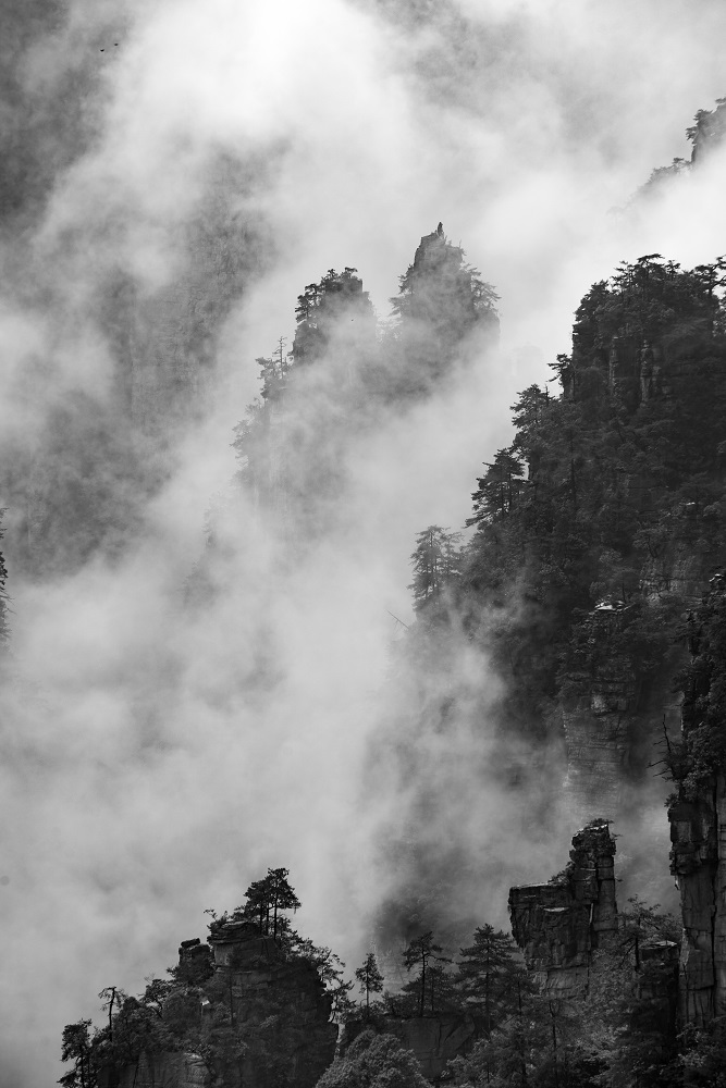 水墨天子山