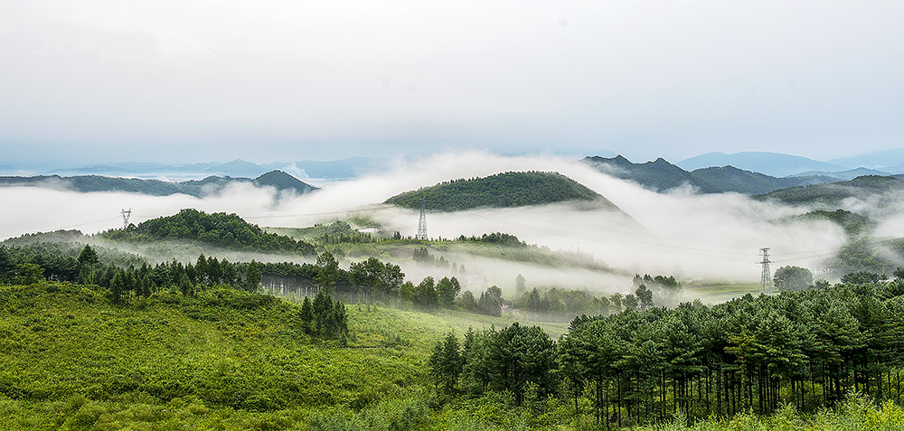 石人岭的早晨