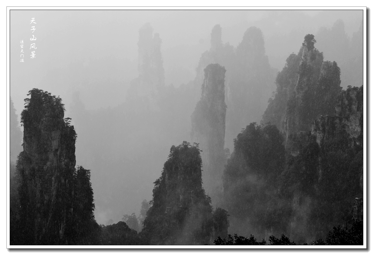 天子山风景