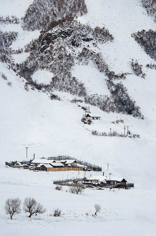 朝鲜北部山区民居