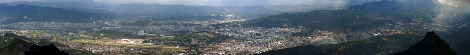 张家界城市全景