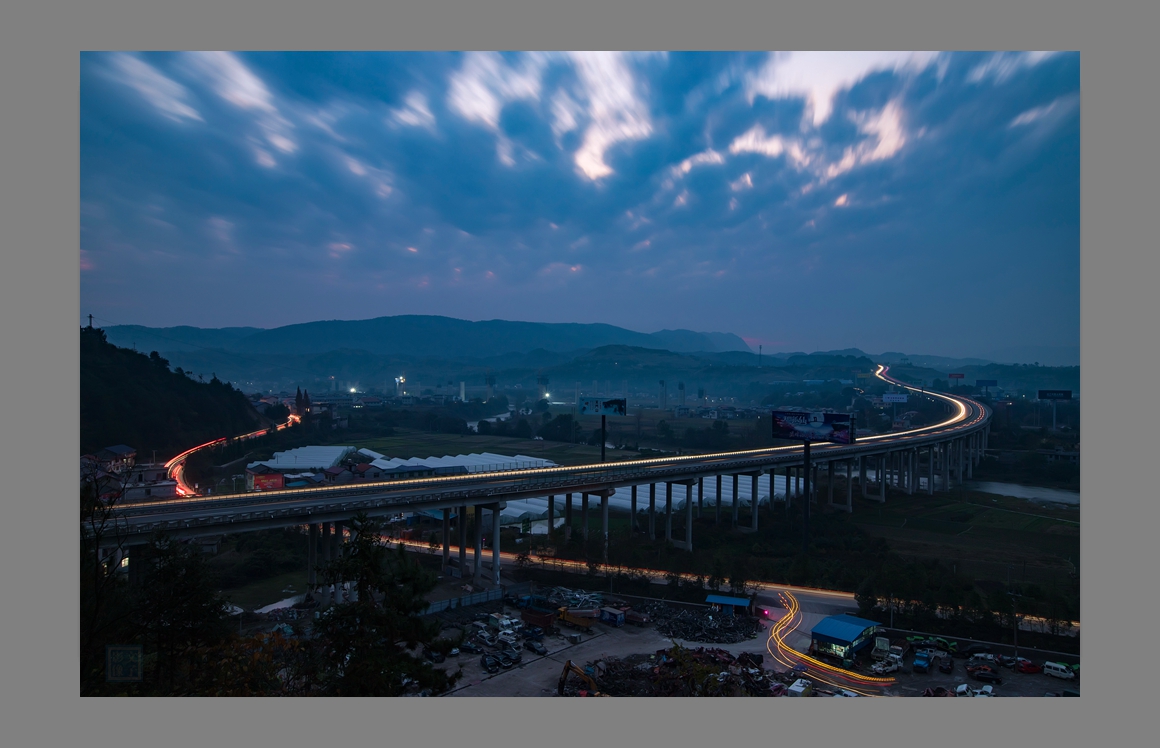 公路夜景