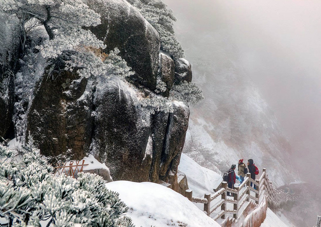 雪后黄山